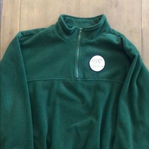 XL sleepy eye crew forest fleece